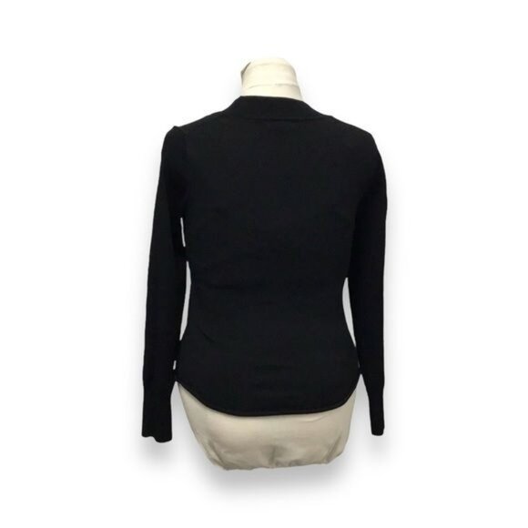 Grace Dane Lewis Women’s Long Sleeve Scoop Neck Knitted Top, Black, size L - Picture 4 of 6